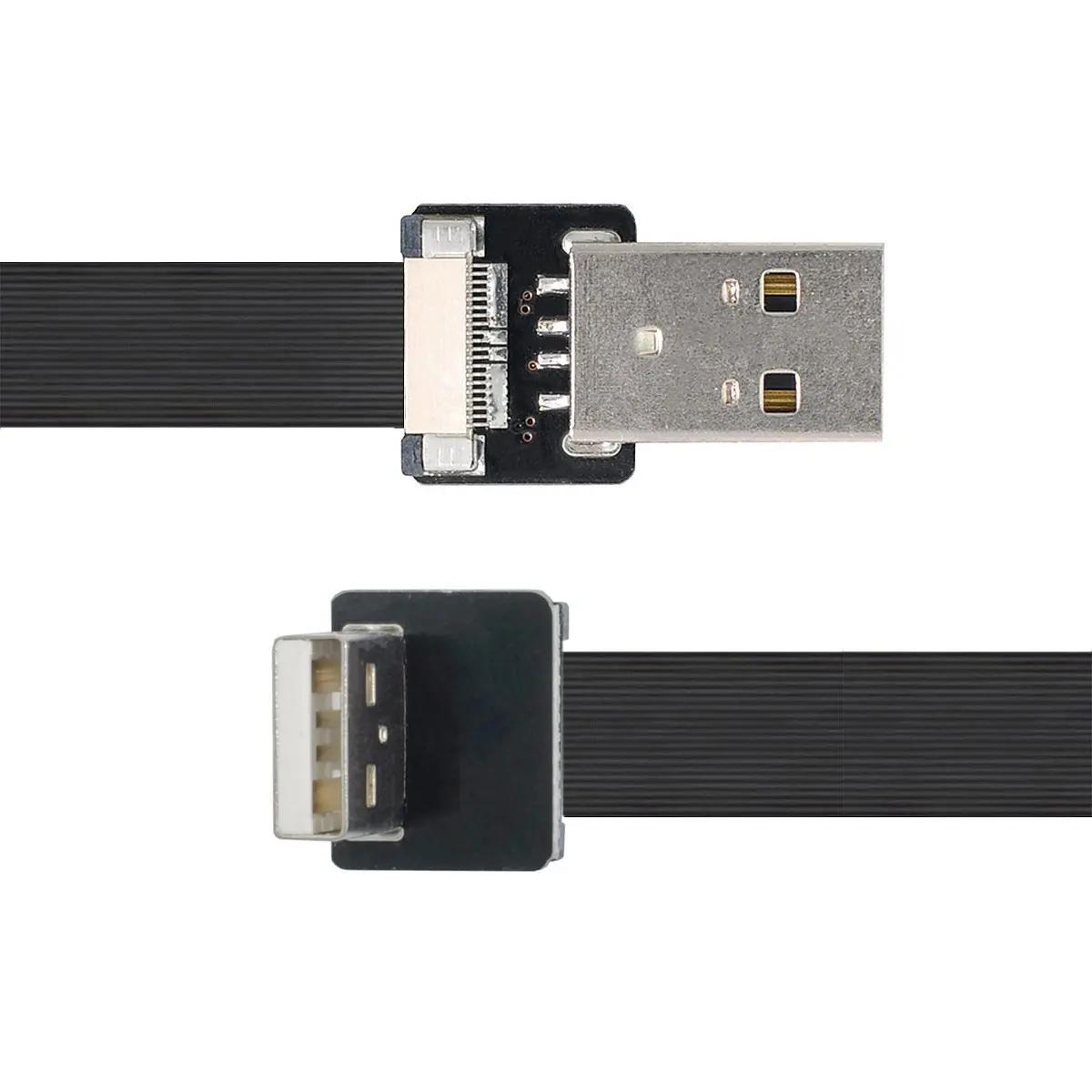 USB 2.0 A Ÿ  to A Ÿ   ÷  FPC ̺, 90   ޱ, FPV, ũ, ĳ, Ϳ